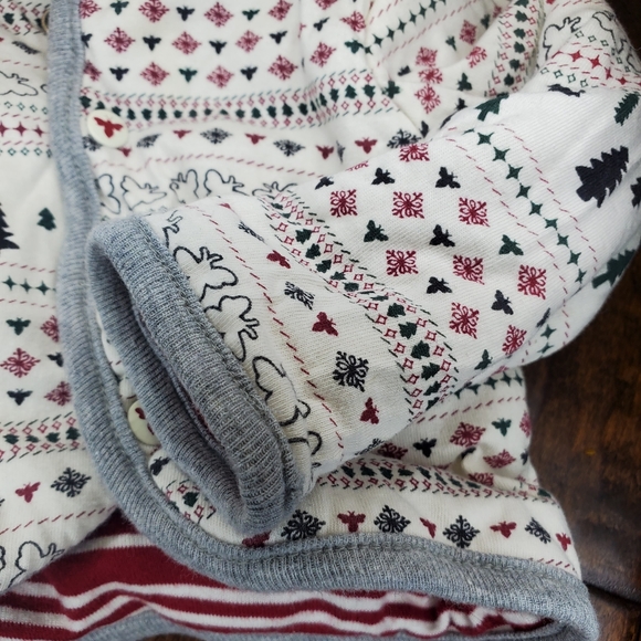 Burt's Bees Baby Reversable Holiday Sweater - Picture 7 of 9